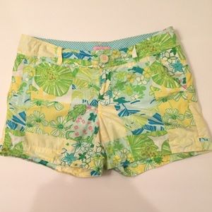 Lilly Pulitzer Patchwork Shorts Women’s Size 8
